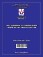 Kỹ thuật thiết kế mạch giảm công suất rò trong vi mạch số dùng công nghệ 45NM 