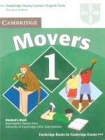 Sách tiếng anh Movers 1