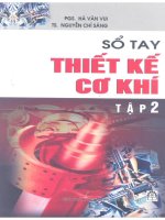 Sổ tay thiết kế cơ khí 2   pgs hà văn vui, 601 trang