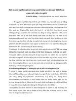 Bất cân xứng thông tin trong xuất khẩu lao động ở Việt Nam qua cách tiếp cận giới