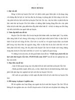 Chiến lược phát triển dụ lịch sinh thái huyện cần giờ thành phố hồ chí minh đến năm 2020 tt