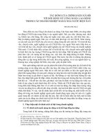 TÁC ĐỘNG CỦA CHÍNH SÁCH XÃ HỘI TỚI ĐỜI SỐNG CÔNG NHÂN LAO ĐỘNG TRONG CÁC DOANH NGHIỆP NGOÀI NHÀ NƯỚC HIỆN NAY