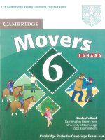Sách tiếng anh Movers 6