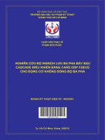 Nghiên cứu bộ nghịch lưu ba pha bảy bậc cascade điều khiển bằng card DSP 