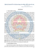 ĐỊNH TỘI DANH VỚI TỘI LẠM DỤNG TÍN NHIỆM CHIẾM ĐOẠT TÀI SẢN