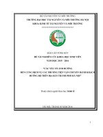 Các yếu tố ảnh hưởng tới cung dịch vụ vận chuyển hành khách đường bộ trên địa bàn thành phố Hà Nội