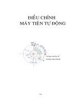 ĐIỀU CHỈNH MÁY TIỆN TỰ ĐỘNG