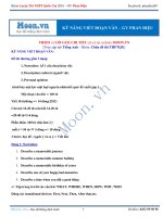 KỸ NĂNG VIẾT đoạn văn 1 k98 cô điệu(14 6 2016)