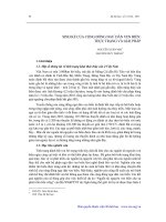 SINH KẾ CỦA CỘNG ĐỒNG NGƯ DÂN VEN BIỂN: THỰC TRẠNG VÀ GIẢI PHÁP