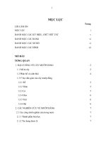 Đề tài góp phần khảo sát thành phần hóa học của trái mướp đắng 