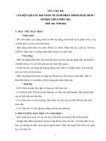 GIÁO ÁN TÍCH HỢP ĐẠT GIẢI NHÌ QUỐC GIA NĂM 2016 CHỦ ĐỀ CÁC BÀI TOÁN VỀ TỈ SỐ PHẦN TRĂM TỶ LỆ XÍCH TOÁN 6