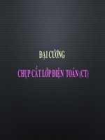 đại cương chụp cắt lớp điện toán CT