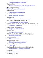 Một số thành ngữ Tiếng Anh