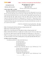 Đề thi học kì 2 môn Ngữ văn lớp 11 trường THPT Đa Phúc, Hà Nội năm học 2015 - 2016