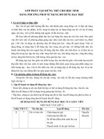 SKKN GÓP PHẦN tạo HỨNG THÚ CHO học SINH BẰNG PHƯƠNG PHÁP sử DỤNG đồ DÙNG dạy học