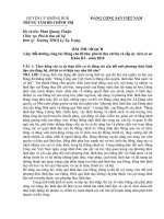 bài thu hoạch lớp bồi dưỡng công tác Đảng