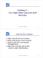 Bài giảng truyền dẫn số liệu mạng   chương 3  các nghi thức lớp liên kết dữ liệu (đh bách khoa TP  HCM)