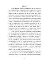 Thành phần loài thuộc họ eleotridae và đặc điểm sinh học của một số loài cá bống phân bố trên tuyến sông hậu