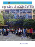 Thư giới thiệu trường Cao đẳng Cộng đồng Hà Nội