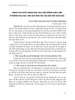 NÂNG CAO CHẤT LƯỢNG đào tạo, bồi DƯỠNG GIÁO VIÊN ở TRƯỜNG đại học VINH đáp ỨNG yêu cầu đổi mới GIÁO dục 