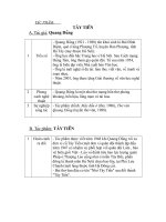 Khái quát Tây tiến