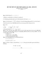 Đề thi THPT Quốc Gia trường Trần Hưng Đạo TPHCM