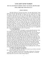 SKKN giải pháp về phong trào xây dựng trường học thân thiện học sinh tích cực 