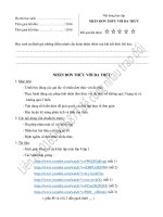 Tuần 1 học kì hè 2016