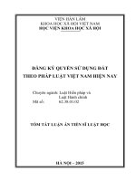 Đăng kí quyền sử dụng đất theo pháp luật việt nam hiện nay