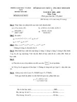 Đề khảo sát HSG toán 6 vòng 1 nam học 08 - 09