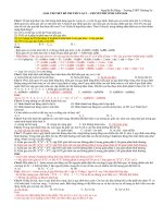 GIẢI CHI TIẾT ĐỀ THI THỬ LẦN 2 - CHUYÊN ĐH VINH