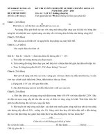 Đề TS10 Lý (không chuyên) Chuyên Long An 2015-2016
