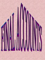 Học kế toán tai chinh căn bản bằng tiếng anh