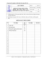 Mẫu quy trình khảo sát địa chất công trình