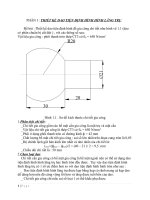 đồ án thiết kế dụng cụ cắt ( dao tiện định hình )