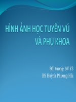 HÌNH ẢNH HỌC TUYẾN VÚ VÀ PHỤ KHOA 2010