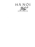 Hà nội 36 góc nhìn (NXB thanh niên 2009)   nguyễn thanh bình, 413 trang 