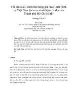 Tội sản xuất, buôn bán hàng giả theo Luật Hình sự Việt Nam