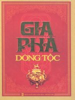 Gia phả dòng tộc (NXB văn hóa thông tin 2008)   hồ đức thọ, 193 trang