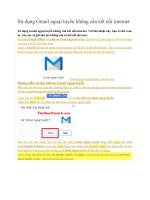 Sử dụng gmail ngoại tuyến không cần kết nối internet