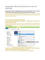 Hướng dẫn thay đổi màn hình nền máy tính