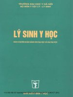 GIÁO TRÌNH LÝ SINH Y HỌC