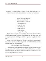 PHAN TICH KHAO SAT CAC YEU TO LỰA CHỌN NGAN HANG CUA KHACH HANG