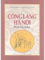 Cổng làng hà nội xưa và nay   vũ kiêm ninh, 320 trang 
