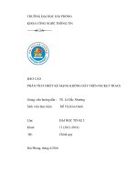 Phân tích thiết kế mạng không dây trên Packet Trace