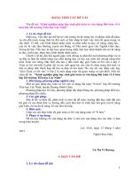 SKKN kinh nghiệm giúp học sinh giải toán có văn dạng bài toán về ít hơn lớp 2d trường tiểu học lộc ninh 