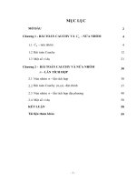 Bài toán cauchy và nửa nhóm - luận văn thạc sĩ khoa học