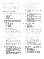 NGÂN HÀNG CÂU HỎI MÔN KINH TẾ TIỀN TỆ  NGÂN HÀNG