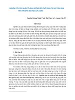 NGHIÊN cứu các NHÂN tố ẢNH HƯỞNG đến THỜI GIAN tự học của SINH VIÊN TRƯỜNG đại học