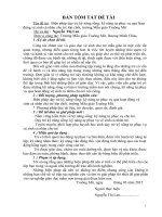 SKKN biện pháp dạy trẻ kỹ năng sống kỹ năng tự phục vụ qua hoạt động vệ sinh cá nhân cho trẻ lớp chồi, trường mẫu giáo truông mít 